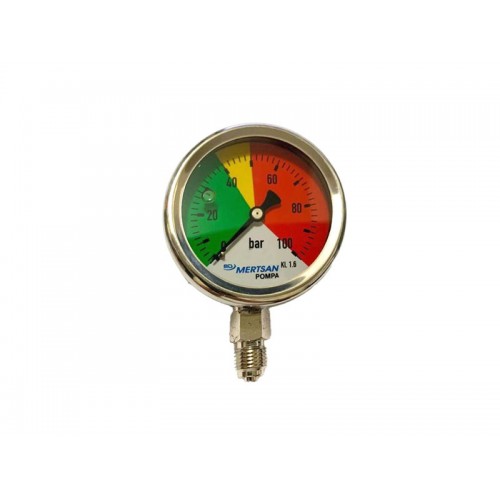 GLİSERİN DOLGULU BASINÇ SAATİ (Ø 63 MM G ¼'')-70350