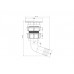 ANAFOR KESICI DİRSEKLİ G1 ½  Ø 32-30100 